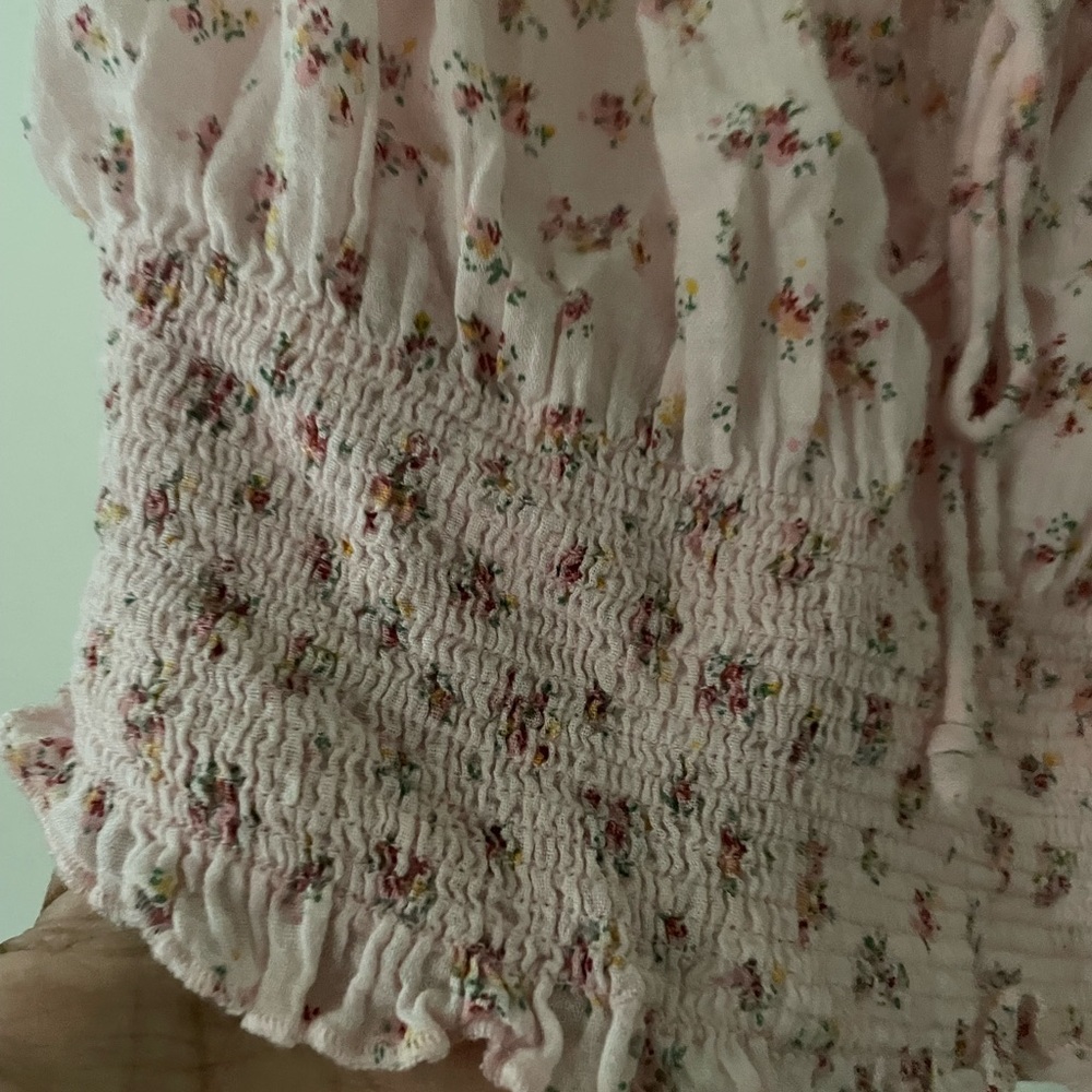 Victoria + Sophia Pink Floral Women's Top - Picture 5 of 6